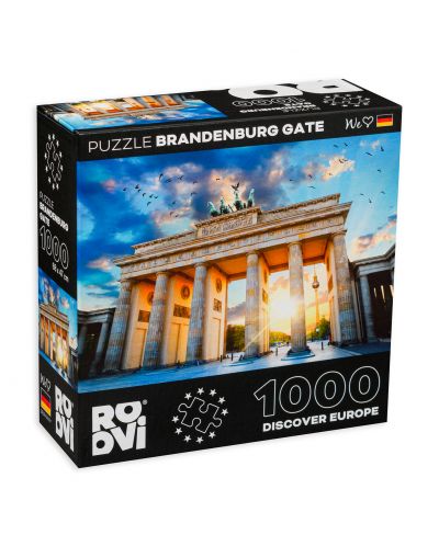Puzzle Roovi de 1000 de piese – Poarta Brandenburg, Germania - 1