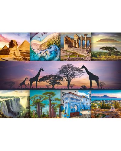 Trefl Puzzle de 1000 de piese - Collage Africa - 2