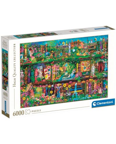 Puzzle  Clementoni din 6000 piese - Raftul magic de grădină - 1