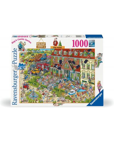 Puzzle Ravensburger 1000 Pieces - Stația de odihnă 2: Hotelul - 1