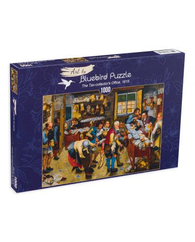 Puzzle  Bluebird de 1000 piese -The Tax-collector's Office, 1615 - 1