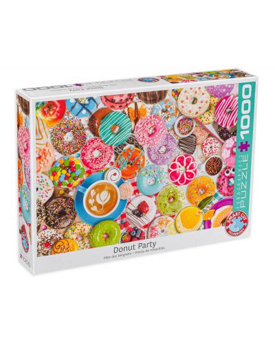 Puzzle Eurographics de 1000 piese - Donut Party - 1