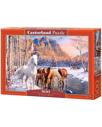 Castorland 500 piese puzzle - Poveste de iarnă - 1