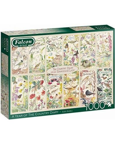 Puzzle Falcon de 1000 piese - A Year of The Country Diary - 1
