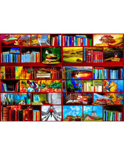 Puzzle Bluebird de 1000 piese - The Library „The Travel” Section - 2