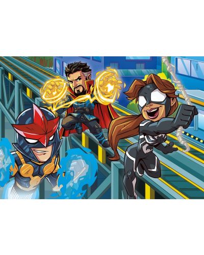 Puzzle Clementoni din 3 x 48 piese -Play For Future, Superhero - 2