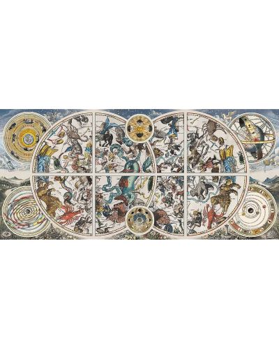 Puzzle panoramic de 9.000 de piese Trefl - Antique Sky Maps - 2