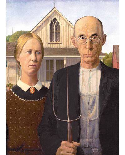 Puzzle Eurographics de 1000 piese - American Gothic - 2
