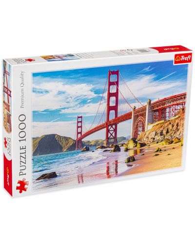 Puzzle Trefl 1000 de piese - Podul și San Francisco - 1