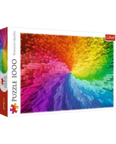 Puzzle Trefl de 1000 piese - Explozie de culori - 1