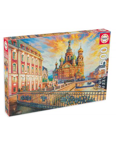 Puzzle Educa din 1500 de piese - Saint Petersburg - 1