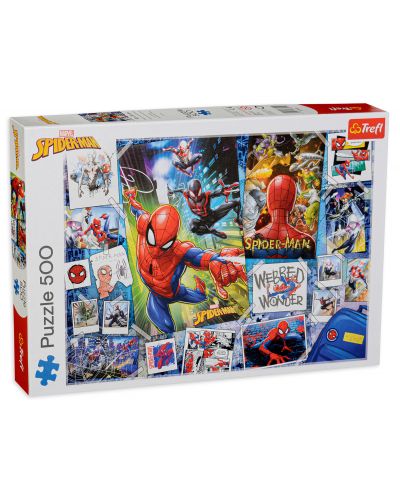 Puzzle Trefl de 500 piese - Spider-Man - 1