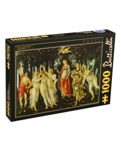 Puzzle D-Toys de 1000 piese – Primavara, Sandro Botticelli - 1