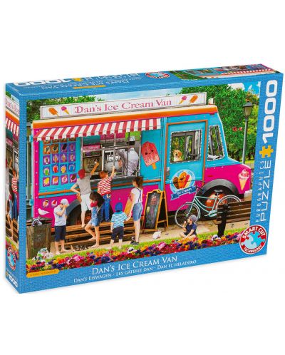 Puzzle Eurographics de 1000 piese - Dan's Ice Cream Van - 1