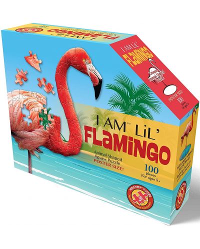 Puzzle Madd Capp de 100 piese -I am lil' flamingo - 1