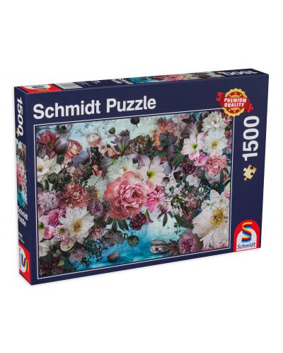 Puzzle Schmidt din 1500 de piese - Acvascap - flori sub apă - 1