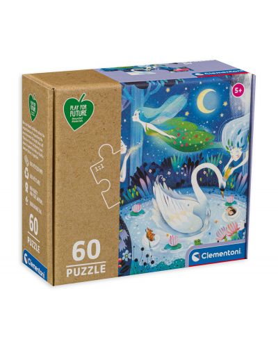 Puzzle Clementoni de 60 piese - Play For Future, Enchanted Night - 1