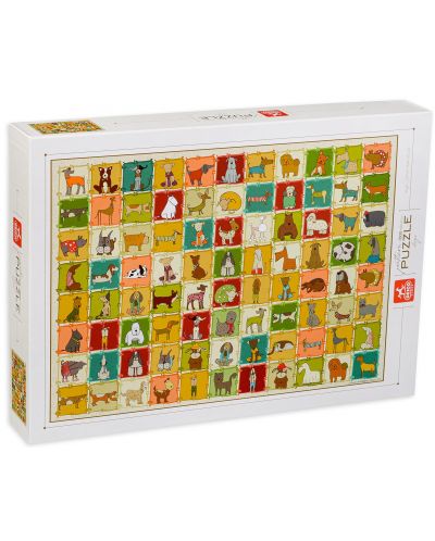 Puzzle Deico Games de 1000 piese - Pattern dogs - 1