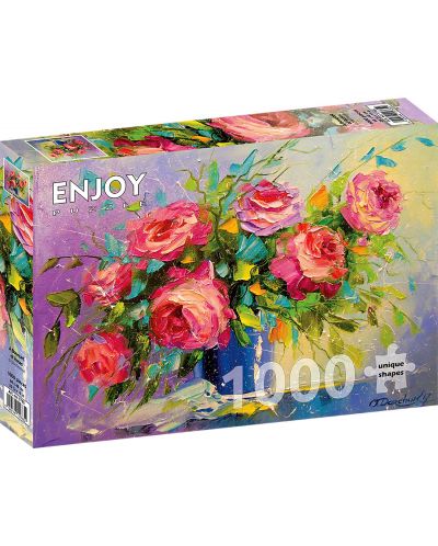 Puzzle Enjoy din 1000 de piese - Buchet de trandafiri - 1