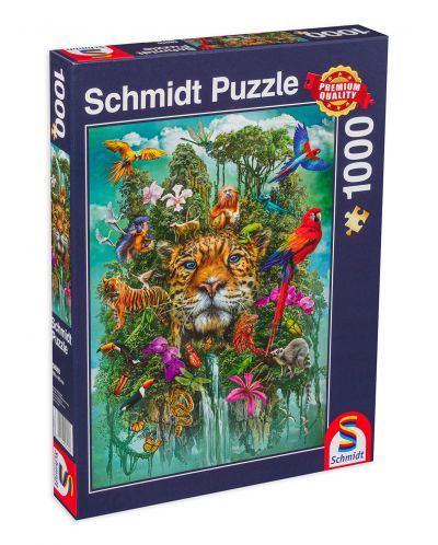 Puzzle Schmidt de 1000 piese - King Of The Jungle - 1