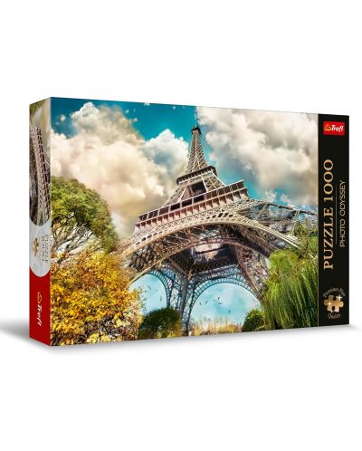 Puzzle Trefl din 1000 piese - Turnul Eiffel din Paris, Franța  - 1