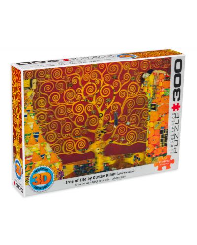 Puzzle 3D Eurographics din 300 de piese - Copacul vieții de Klimt - 1