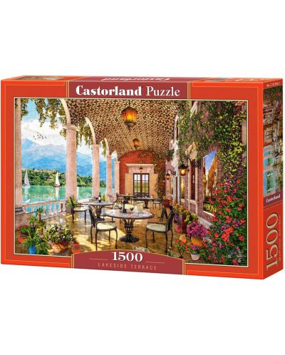 Puzzle Castorland Castorland 1500 Pieces - Terasa de lângă lac - 1