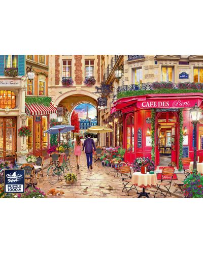 Puzzle de 1000 de piese Premium Sea Black - În inima Parisului - 2