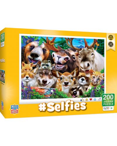 Puzzle Master Pieces de 200 piese - Woodland Wackiness - 1