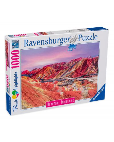 Puzzle Ravensburger cu 1000 de piese - Munți - 1