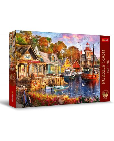 Puzzle Trefl din 1000 piese - Port maritim - 1
