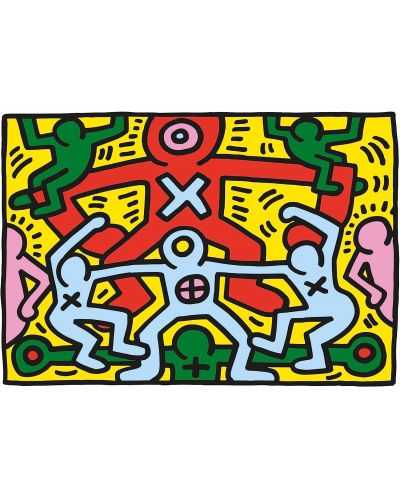 Puzzle Clementoni din 1.000 de piese - Keith Haring, tip 1 - 2