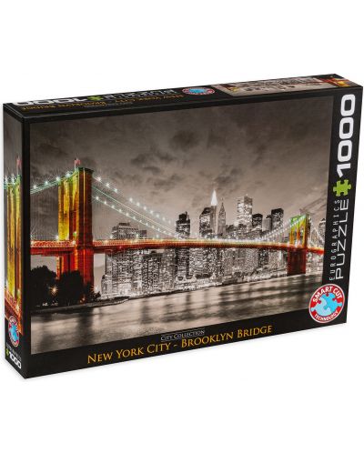 Puzzle Eurographics de 1000 piese – Podul Brooklyn, New York - 1
