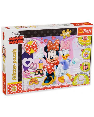 Puzzle Trefl de 100 piese - Minnie Mouse - 1