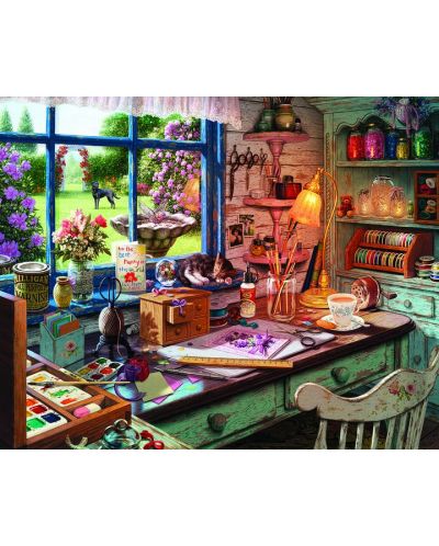 Puzzle White Mountain de 1000 piese - Mom’s Craft Room - 2