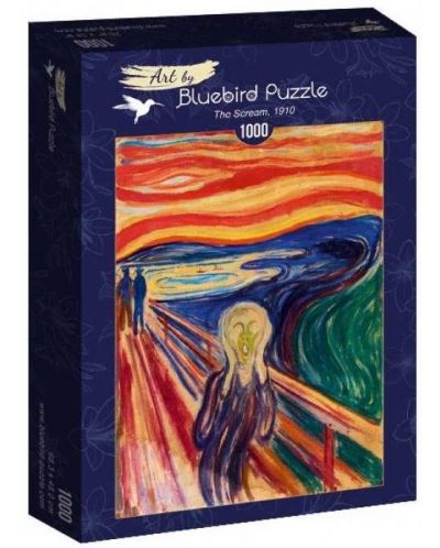 Puzzle Bluebird de 1000 piese - The Scream, 1910 - 1