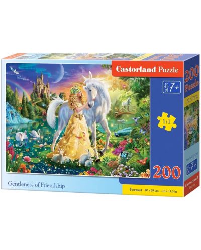 Puzzle Castorland din 200 de piese - Gingășia prieteniei - 1