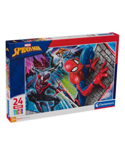 Puzzle Clementoni de 24 maxi piese - Spiderman - 1