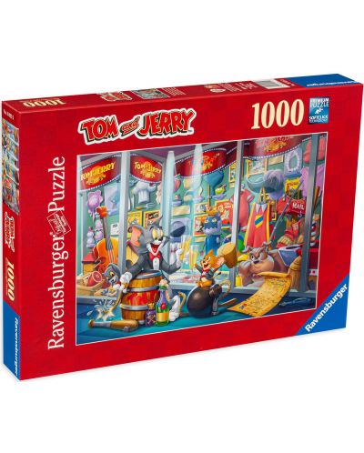Puzzle Ravensburger 1000 de piese -  Tom si Jerry - 1