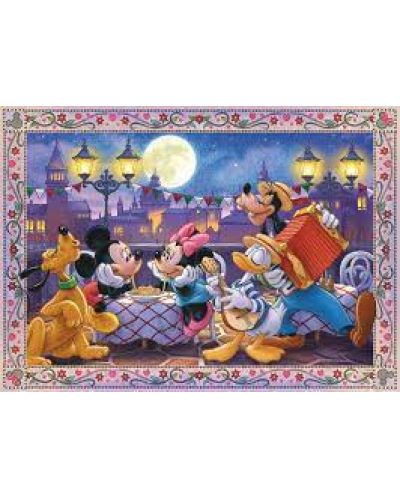 Puzzle Ravensburger 1000 de piese - Mickey și Minnie la cină - 2