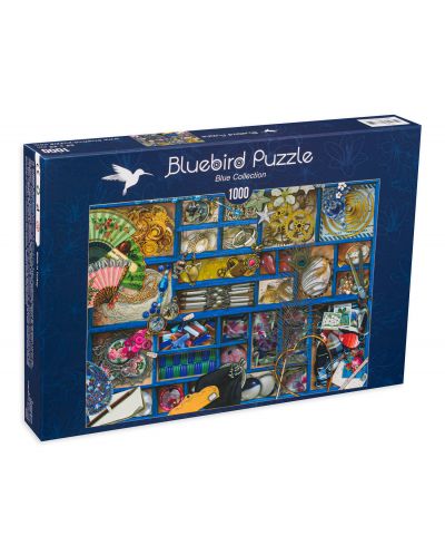 Puzzle Bluebird de 1000 piese - Blue Collection - 1