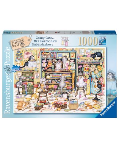 Puzzle Ravensburger din 1000 piese - Merceria doamnei Hardwick - 1