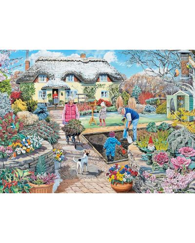 Puzzle Ravensburger 500 de piese - Grădina bunicului - 2