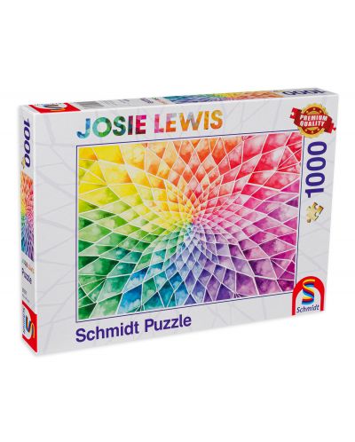 Puzzle Schmidt din 1.000 de piese - Flori colorate - 1