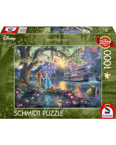 Puzzle Schmidt din 1000 de piese - Prințesa și broasca - 1