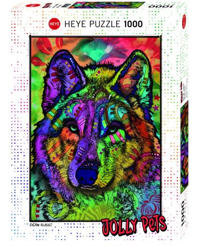 Puzzle Heye de 1000 piese - Sufletul lupului, Dean Rousseau - 1