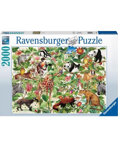 Puzzle Ravensburger de 2000 piese - Jungle - 1