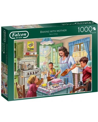 Puzzle  Falcon de 1000 piese - Baking with Mother - 1