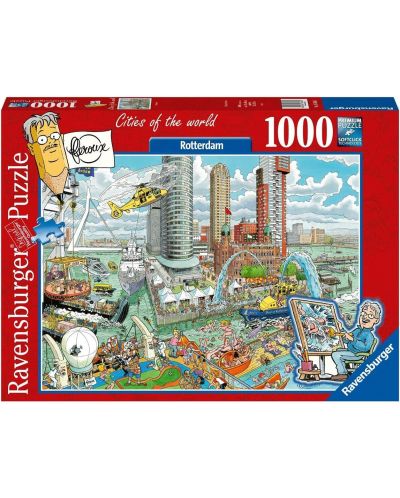 Puzzle Ravensburger 1000 de piese - Rotterdam  - 1