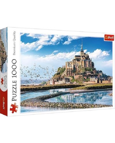 Puzzle Trefl de 1000 de piese - Mont Saint Michel, Franța - 1
